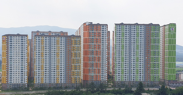 ▲부영주택이 공급하는 경주 외동 사랑으로 부영 단지 실사/제공=부영주택