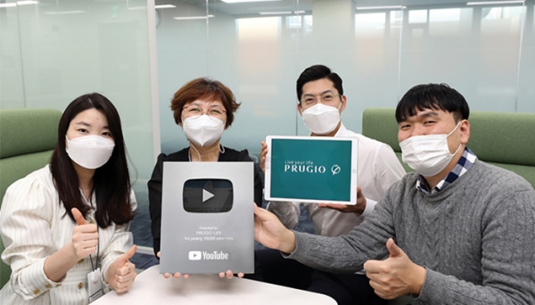 ▲‘푸르지오 라이프’ 실버버튼 획득/제공=대우건설
