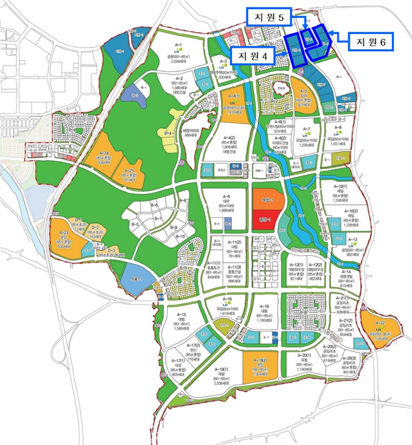 ▶공급토지 위치도/제공=LH
