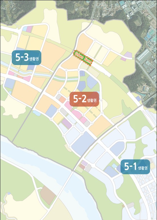 ▲5-2생활권 도시농업공원 위치도