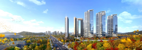 ▲안산 고잔연립3구역 조감도/사진제공=현대건설