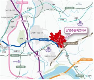 ▲남양주왕숙2 위치도 및 토지이용계획/제공=LH