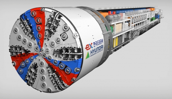 ▲TBM 모델링 이미지/제공=현대건설