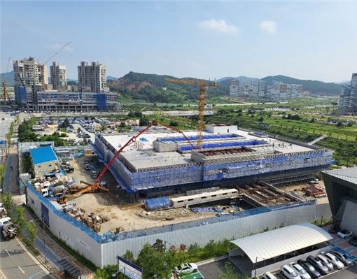 ▶4생활권 광역복지센터 공사 진행 현황 사진/제공=행복청