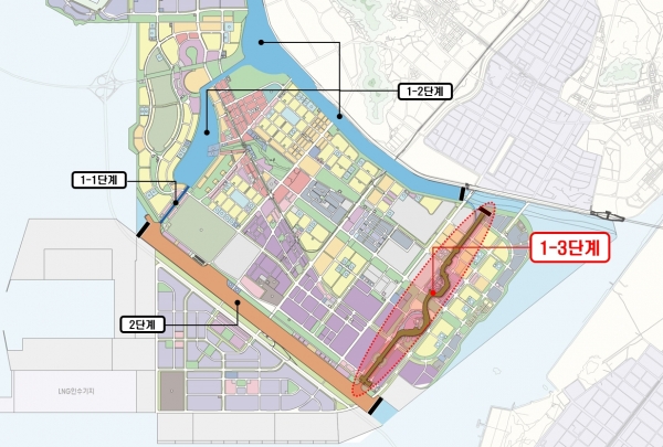 △송도 워터프런트 1-3단계/제공=인천경제자유구역청