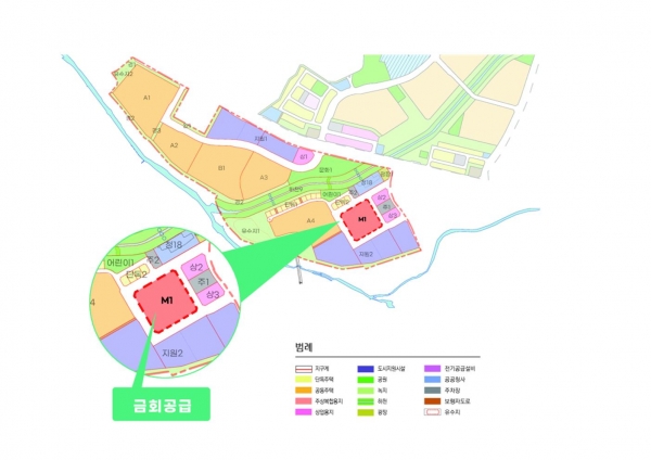 △공급토지 위치도/제공=LH