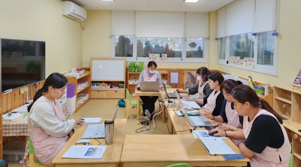 △경주외동2단지 교사 교육 사진/제공=부영