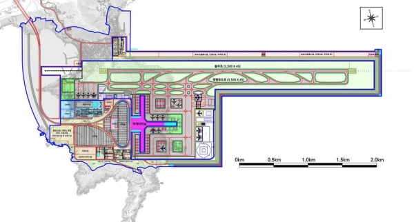 △가덕도신공항 공항시설 배치 평면도/제공=국토부