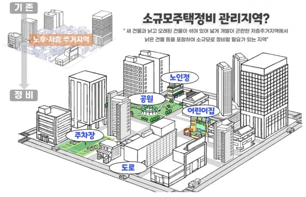 △소규모주택정비 관리지역 개념도(예시)/제공=한국부동산원