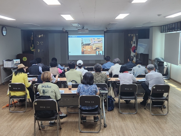 안성맞춤시니어클럽 보수교육 현장 모습/사진=국토안전관리원