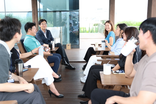 김형렬 청장과 직원간의 간담회 사진/사진제공=행복청