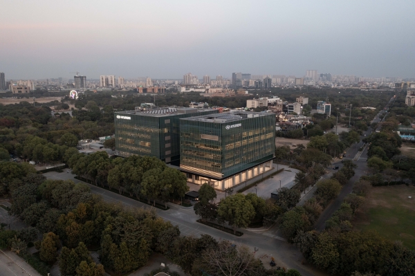 실내건축디자인 부문 우수디자인 선정 ‘사람, 환경, 기술의 공존’(현대차 인도 법인 신사옥 실내건축디자인)/사진=현대엔지니어링