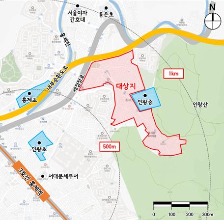 서대문구 홍제동 9-81일대 위치도/제공=서울시