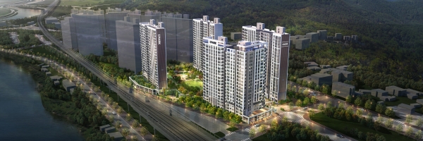 곤지암역 센트럴 아이파크 투시도/제공=HDC현대산업개발