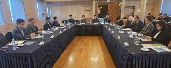 간담회에서 안건을 논의 중인 모습/사진=국토안전관리원 제공