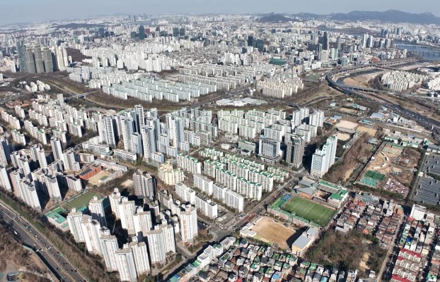개포 우성 7차 재건축 사업 단지 전경/제공=대우건설